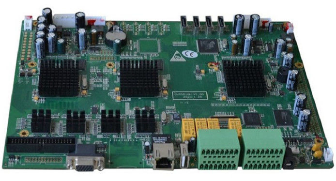 النموذج الأول لجميع مكونات PCB 1.6mm 2layer الجمعية للوحة الدائرة المطبوعة