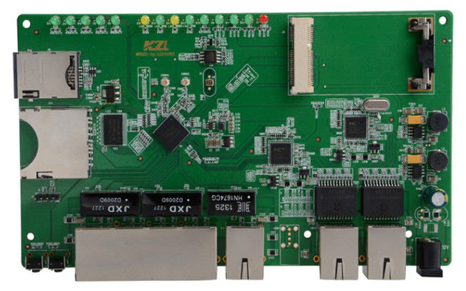 النموذج الأول لجميع مكونات PCB 1.6mm 2layer الجمعية للوحة الدائرة المطبوعة