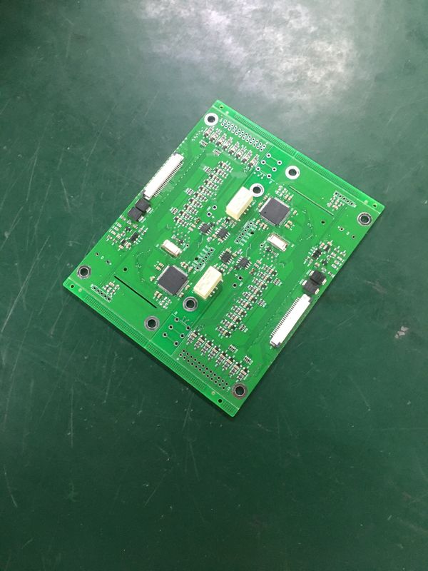 2 طبقات 2.4mm النحاس الثقيل 4OZ PCB لوح عاري حماية الطاقة مع الرصاص الحر HASL FR4