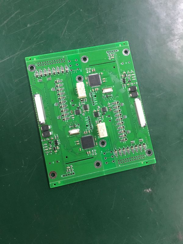 2 طبقات 2.4mm النحاس الثقيل 4OZ PCB لوح عاري حماية الطاقة مع الرصاص الحر HASL FR4