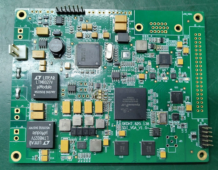 كشف الذهب تجميع PCB مفتاح التشغيل مع تجميع شبكة الكرة حتى 1200 * 400mm الحجم