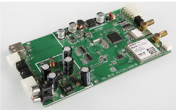 صناعة السيارات Pcba Bga PCB التجميع FR-4 ENIG FPC PCB خضراء زرقاء قناع اللحام 4mil Trace