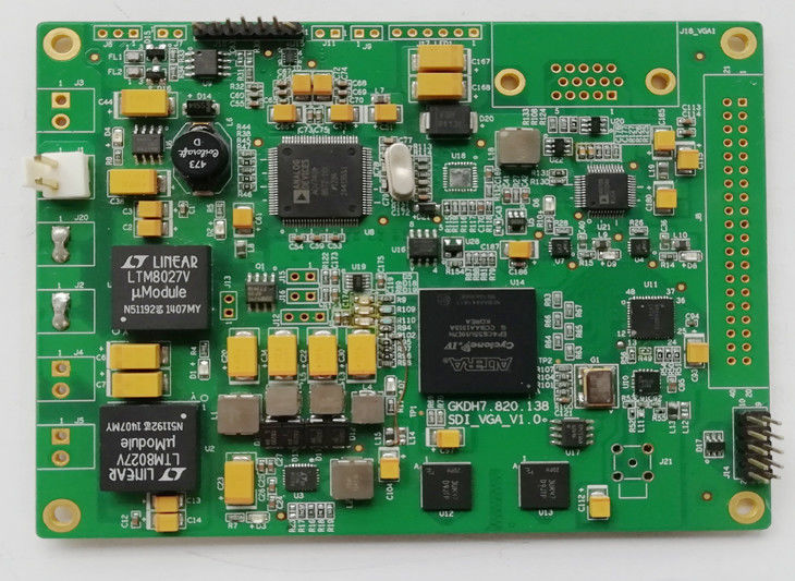 عملية تجميع PCB مزدوجة الجانب HASL ENIG OSP لوحة دوائر طاقة جديدة مع المواجهات