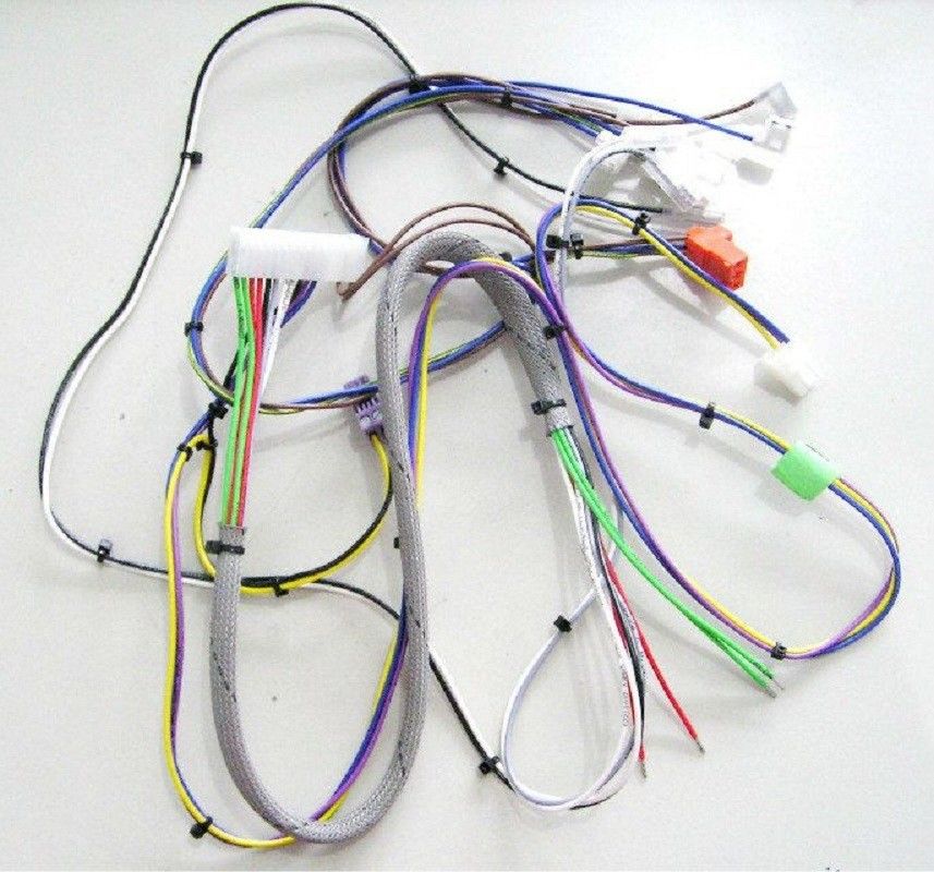 تجميع ضفيرة أسلاك الكابلات مع موصل Molex، غلاف PVC، ألوان مخصصة