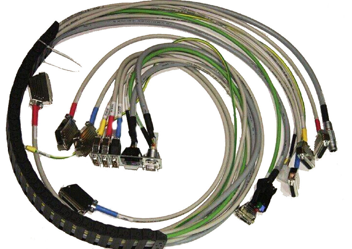 تجميع ضفيرة أسلاك الكابلات مع موصل Molex، غلاف PVC، ألوان مخصصة