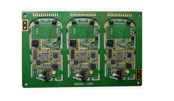 لوحة الدوائر الإلكترونية لـ Pcba الخضراء الحريرية مفتوحة التركيب PCB ENIG 2U الغمر الذهبي IPC الفئة الثانية / الثالثة