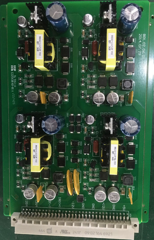 PCBA لوحة الدوائر الإلكترونية 94v0 خط تجميع PCB سمك 0.4mm-3mm النحاس 2OZ