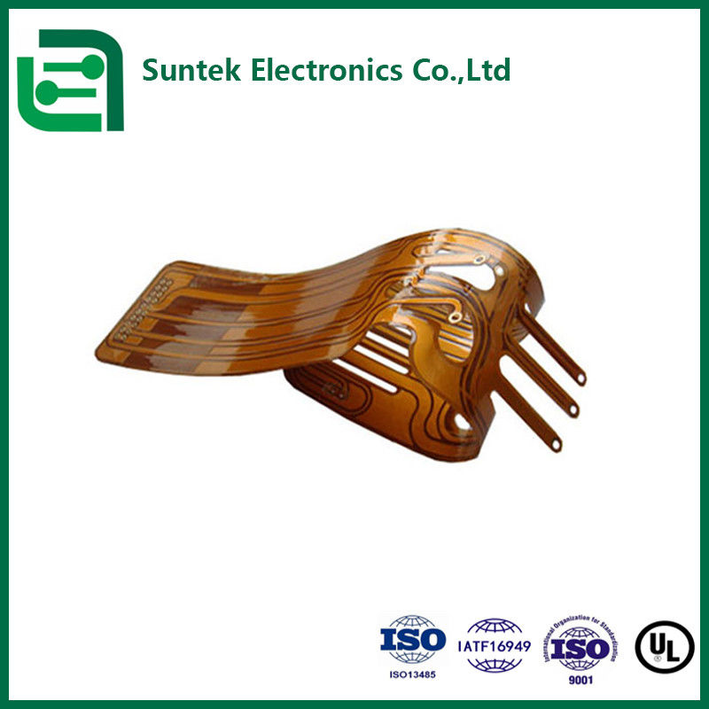 الصين / كمبوديا Suntek لوحة دارة FPC مخصصة PCBA مرنة بقطر ثقب H /-0.05mm 2mil