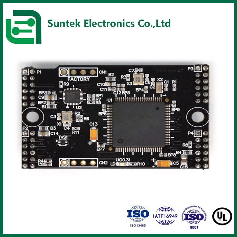 تجميع PCB عالي الجودة أسود FR4 HDI مع التحكم في العائق و SMT لسيارات الطاقة الجديدة