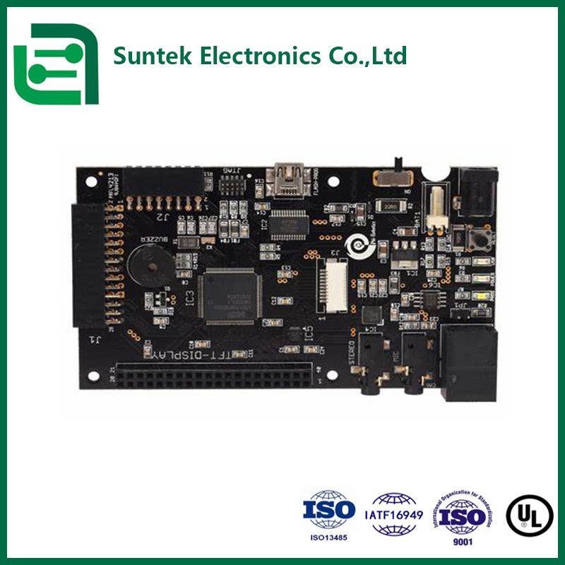 تجميع PCB عالي الجودة أسود FR4 HDI مع التحكم في العائق و SMT لسيارات الطاقة الجديدة