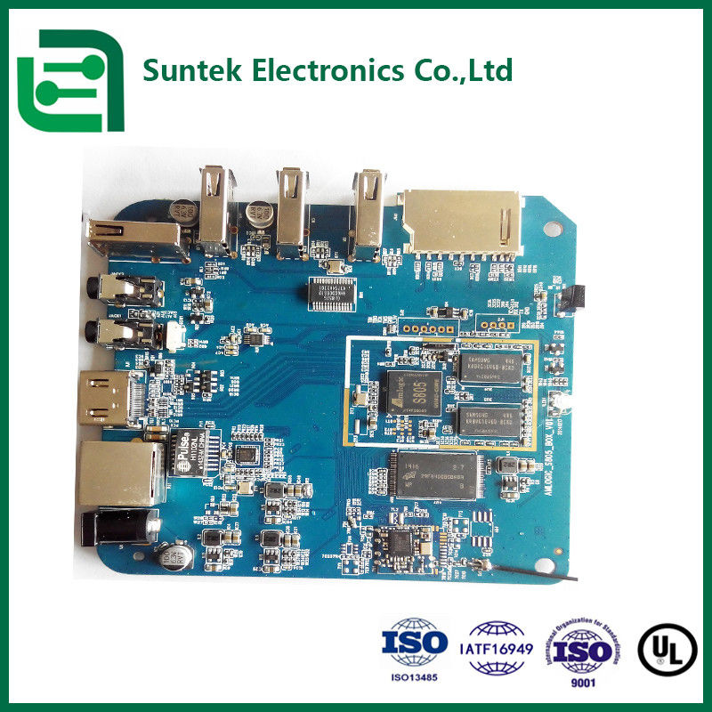 الأمن الصناعي ROHS تجميع PCB الطبي B مخصص مع ملء الثقب بالليزر وتفتيش الأشعة السينية OFN