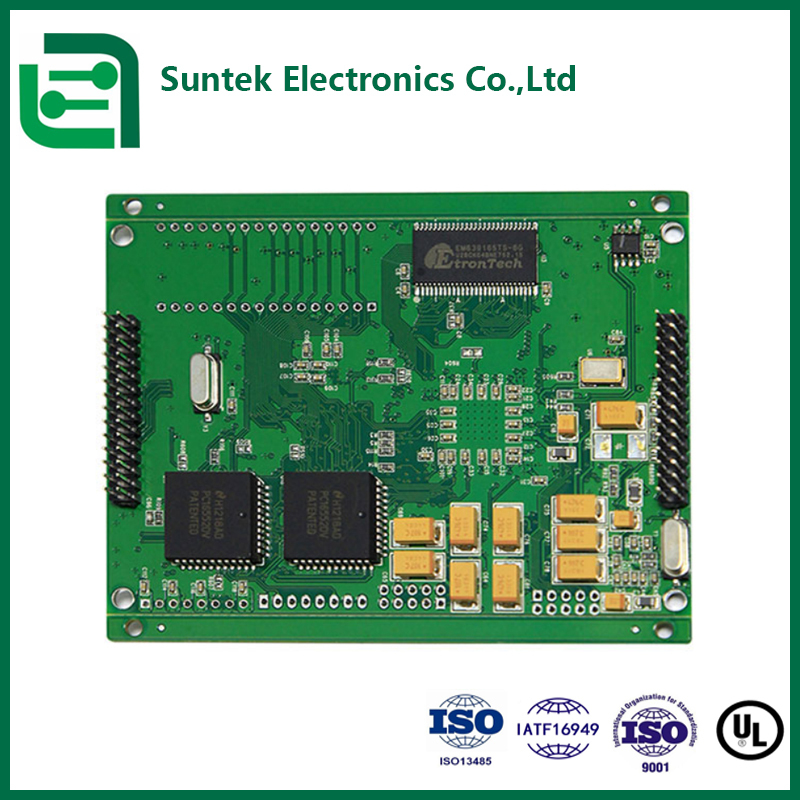 1-6 طبقة PCB التجميع PCBA مع قناع اللحام الأخضر وأقصى سمك اللوحة 8.0mm