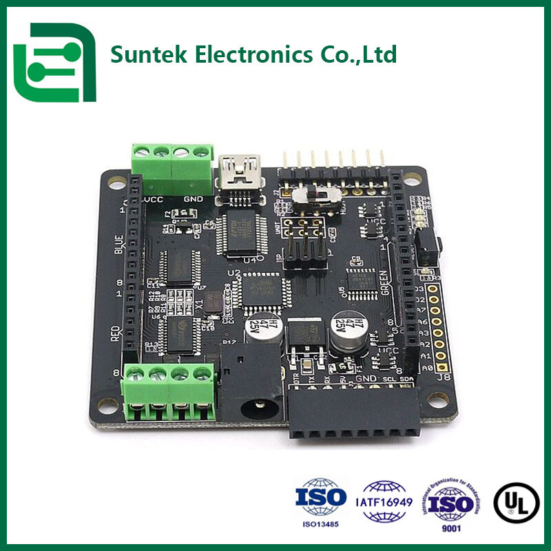 تجميع PCBA و PCB المتوافق مع RoHS EMS مع طبقات 1L-32L ومادة FR4