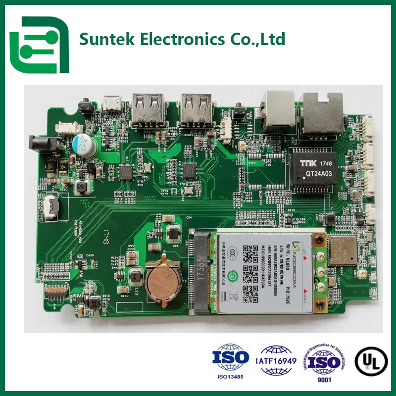 ISO13485 ISO9001 معتمد 1L-32L طبقات مجمع SMT PCB عالي الكثافة للتطبيقات الطبية والصناعية