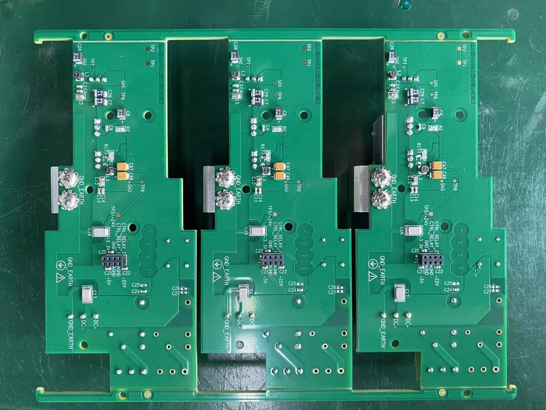 قناع اللحام الأخضر EMS PCBA 400mm 1200mm الحجم الأقصى لللوحة خدمة إنتاج لوحة الدوائر