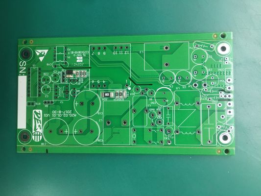 2 طبقات 2.4mm النحاس الثقيل 4OZ PCB لوح عاري حماية الطاقة مع الرصاص الحر HASL FR4