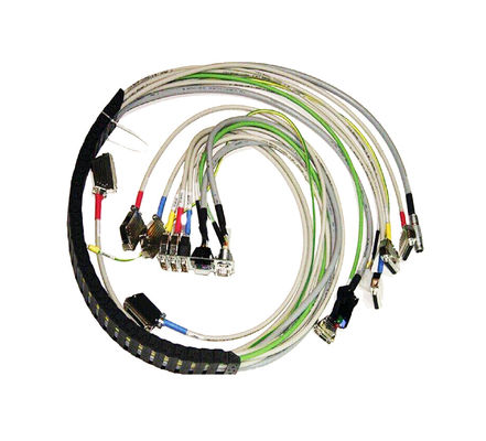 تجميع ضفيرة أسلاك الكابلات مع موصل Molex، غلاف PVC، ألوان مخصصة