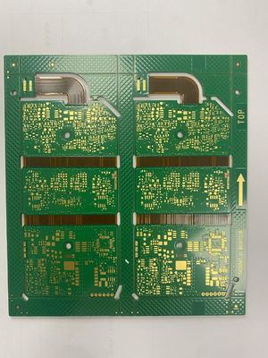 لوحة PCB الصلبة المرنة مع تصفية سطح الصلبة والعملية الذهبية الغمرة
