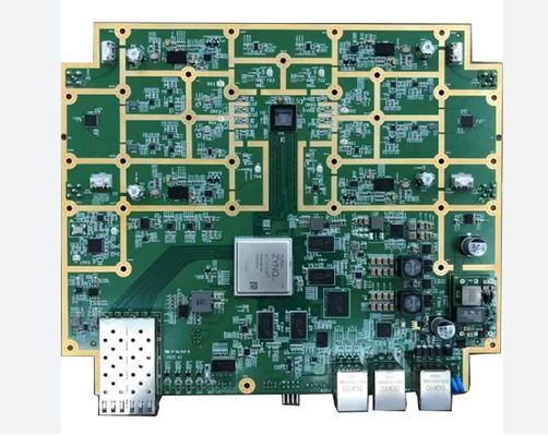 لوحة الدوائر الإلكترونية لـ Pcba الخضراء الحرير مفتاح مفتوح تجميع PCB المصنع ENIG 2U الغمر الذهبي IPC الفئة الثانية / الثالثة