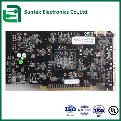 تجميعة لوحة PCB FR4 متعددة الطبقات ENIG HASL RoHS معيار IPC-A-610 مع فحص AOI بنسبة 100% لـ PCBA الصناعية