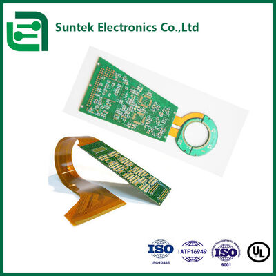 تجميع PCB الصلبة المرنة ذات 6 طبقات PCBA التصنيع مع RoHS المتوافق
